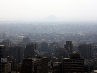 Cairo: smog and pyramides